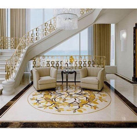 Marble Flooring Designs For Living Room India | Floor Roma