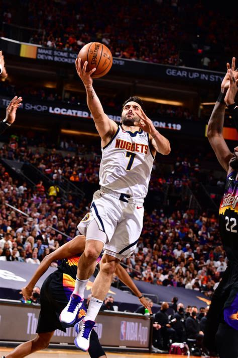 2021 NBA Playoffs - Denver Nuggets v Phoenix Suns by Barry Gossage