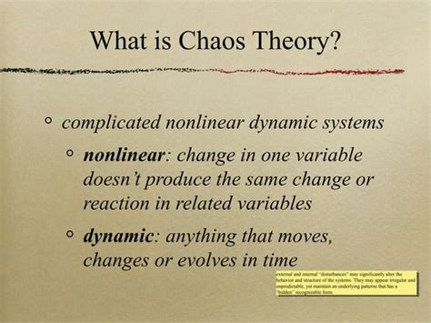 Chaos Theory | PPT