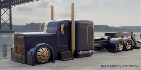 Custom Peterbilt 379 With Trailer