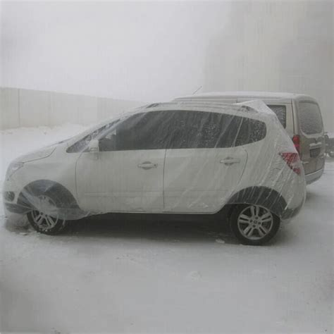 Waterproof Disposable Transparent Dust Plastic Dustproof Car Covers Plastic Cover Film With ...