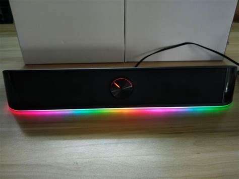 amzon PC computer RGB LED light gaming speaker soundbar - YM-163 - Yaerman (China Manufacturer ...