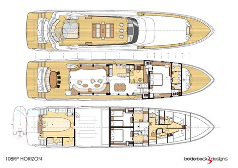 33m Horizon superyacht - Layouts — Yacht Charter & Superyacht News