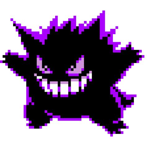 Pixilart - Gengar (Pokemon Yellow Sprite) by VessReal