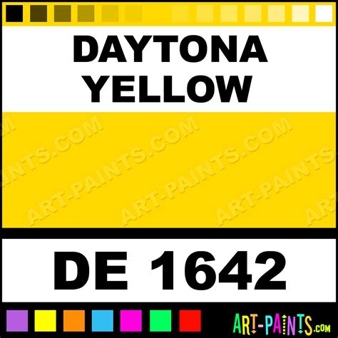 Ford daytona yellow paint code