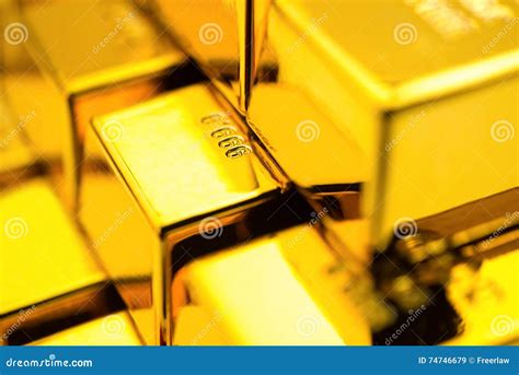 Gold bars stacked up stock image. Image of evaluate, bars - 74746679