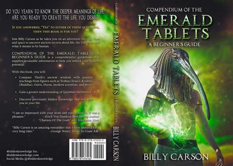 Author of The Compendium Of The Emerald Tablets, Billy Carson Reveals ...