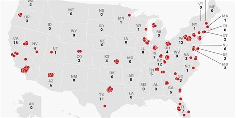 Amazon warehouse locations in US - Business Insider