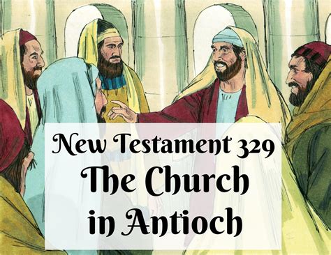 NT 329 - The Church in Antioch - CatholicBrain.com