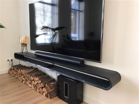 Curved TV Unit Rustic Oak, 150cm, 170 or 200cm Long, With Back Wall - Etsy