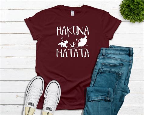 Hakuna Matata T-Shirt Hakuna Matata Shirt Animal Kingdom | Etsy