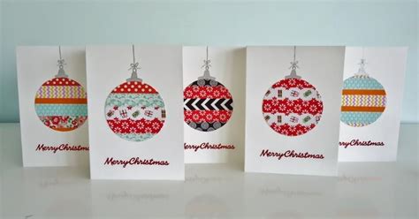 Dinki Dots Craft: Washi Tape Christmas Cards