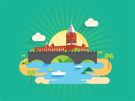 Chennai Central by ArunRaj on Dribbble