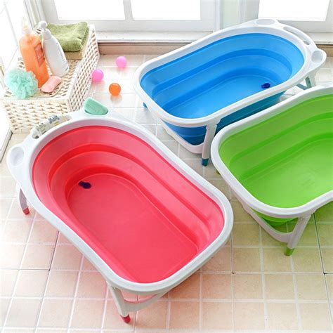 Baby Infant Newborn Bath Bathtub Bathing Folding Safety Foldable Tub ...