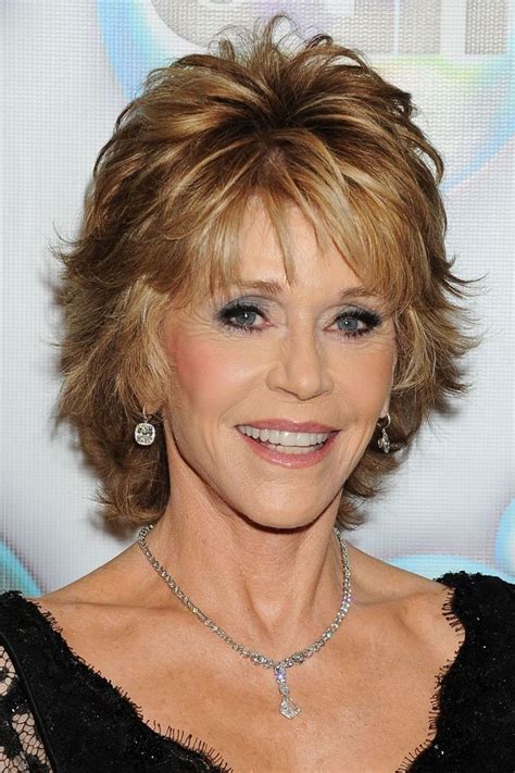 Jane Fonda Short Hairstyles - Wavy Haircut