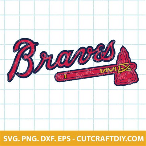 Atlanta braves Svg, Atlanta Braves logo svg, Baseball SVG, png, dxf ...