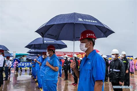 Construction of China-Laos railway’s Vientiane station starts, holds groundbreaking ceremony ...