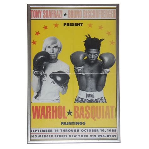 At Auction: Andy Warhol, Andy Warhol Jean-Michel Basquiat Exhibition Poster