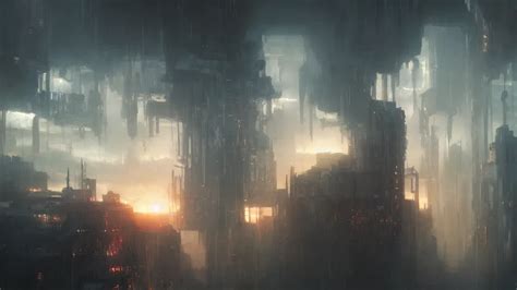 Cyberpunk interior, clouds, sunset, painted by seb | Stable Diffusion ...