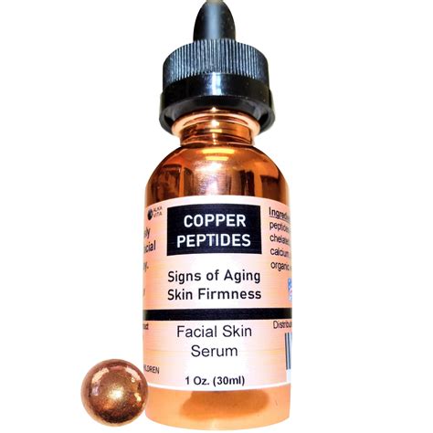 Copper Peptides Skin Serum Age Defying Face Wrinkle Chelated Amino ...