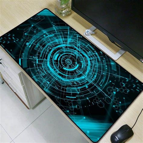 Buy Green Light Extra Large Mouse Pad Gaming Waterproof Mousepad Anti ...