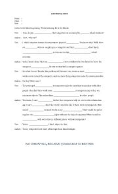 English worksheets: Discussion Text