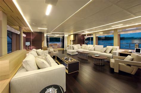 Benetti Classic Supreme 132 Yacht - Interior - Salon - Photo credit Thierry Ameller — Yacht ...