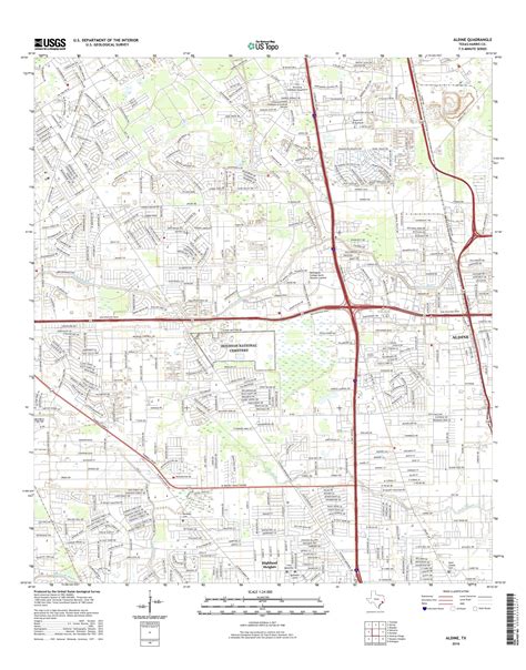 MyTopo Aldine, Texas USGS Quad Topo Map