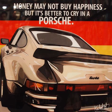 Porsche 911 Turbo Poster "Money may not buy..." - Infamous Inspiration