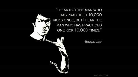 My take on Bruce Lee's favorite quote on fear - YouTube