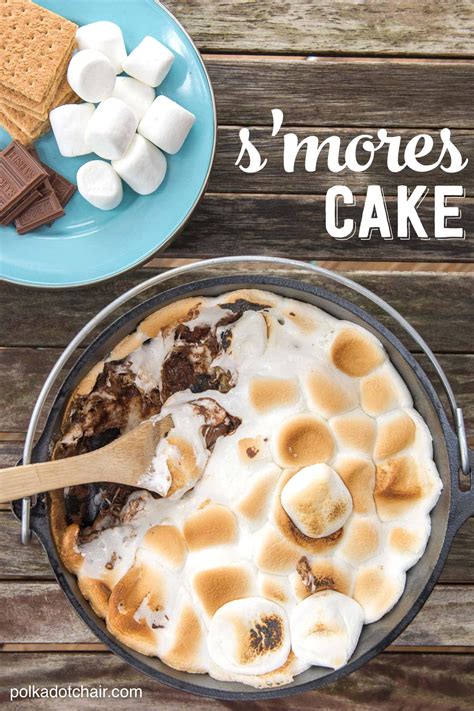 10 Minute Dutch Oven S'Mores Cake Recipe