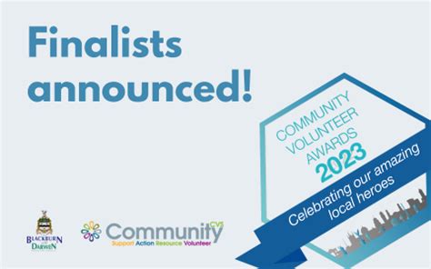 Community Volunteer Awards finalists announced | The Shuttle: Blackburn with Darwen Council News