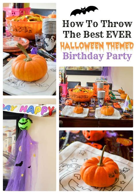 How To Throw The Best EVER Halloween Themed Birthday Party in Jun 2024 ...