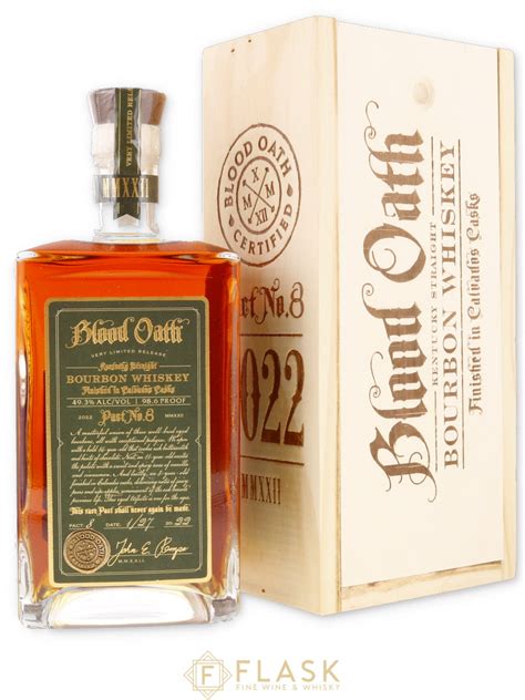 Buy Blood Oath Pact 8 Bourbon | Flask Wines