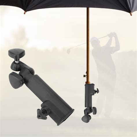 LYUMO Golf Push Trolley Umbrella Holder Plastic Stand Pull Bike Cart Black Universal, umbrella ...