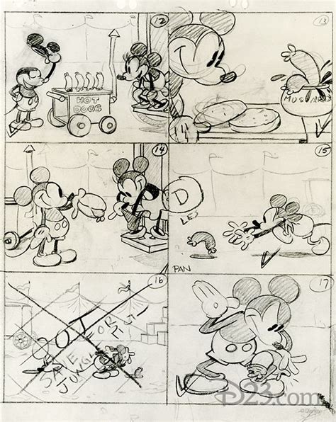 Walt Disney Reminisces About Early Mickey Mouse Artwork | Disney concept art, Mickey mouse ...