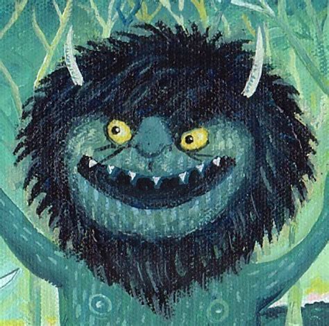 Where The Wild Things Are Art Print Illustration Sendak | Etsy