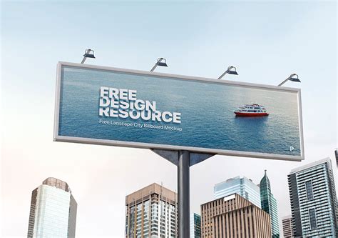 Free Landscape City Billboard Mockup | Mockuptree