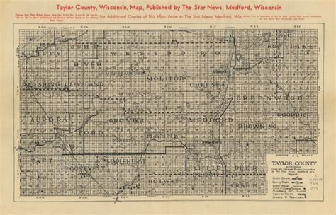 Taylor County, Wisconsin | Map or Atlas | Wisconsin Historical Society