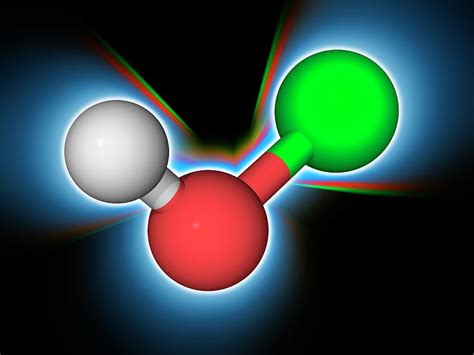 Hypochlorous Acid Chemical Compound Molecule Photograph by Laguna Design/science Photo Library ...