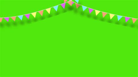 Birthday Decoration Confetti Effect Green Screen - YouTube