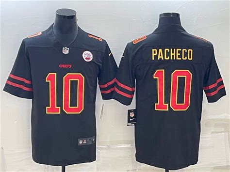 Kansas City Chiefs #10 Isaih Pacheco Black Gold Vapor Limited Jersey ...