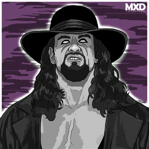 ArtStation - WWE 'The Undertaker' Portrait