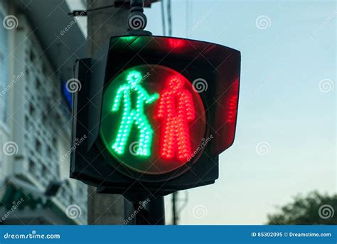 Funny Traffic Light in Hue, Vietnam Stock Image - Image of funny, evening: 85302095