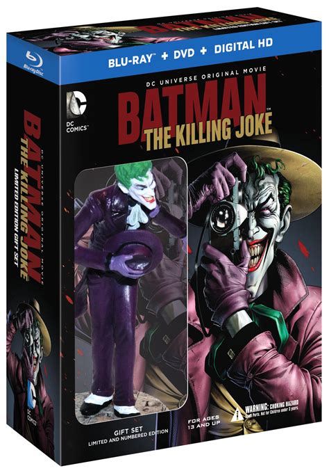 Batman: The Killing Joke Blu-ray and DVD Bonus Features and Release ...