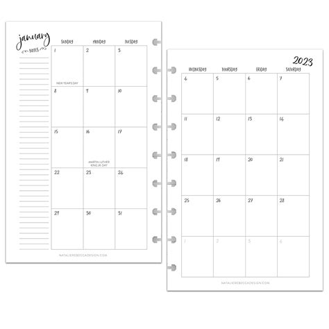 Arc Calendar Refills 2024 - Helene Grissel