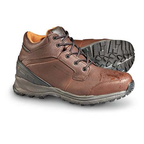 Men's Waterproof Rockport® Works Steel - toe Chukka Boots, Brown - 175638, Casual Shoes at ...