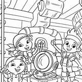 Izzy The Vice Captain Of Never Land Pirates Coloring Page  Kids Play Color sketch template