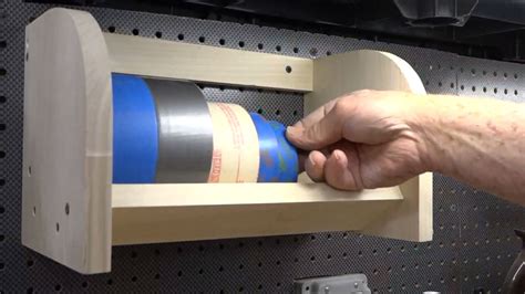 How to Make a Tape Storage Rack • Ron Hazelton