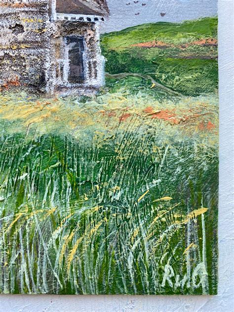 Wheat field painting Original art Acrylic farmhouse painting | Etsy